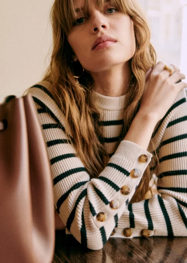 Sezane Pullover Sami< Strickwaren