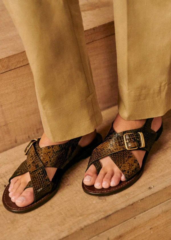 Sezane Sandalen Flach Judith< Sandalen | Schuhe