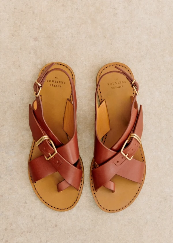 Sezane Sandalen Flach Judith< Sandalen | Schuhe