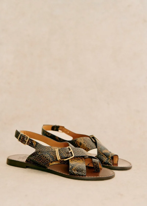 Sezane Sandalen Flach Judith< Sandalen | Schuhe