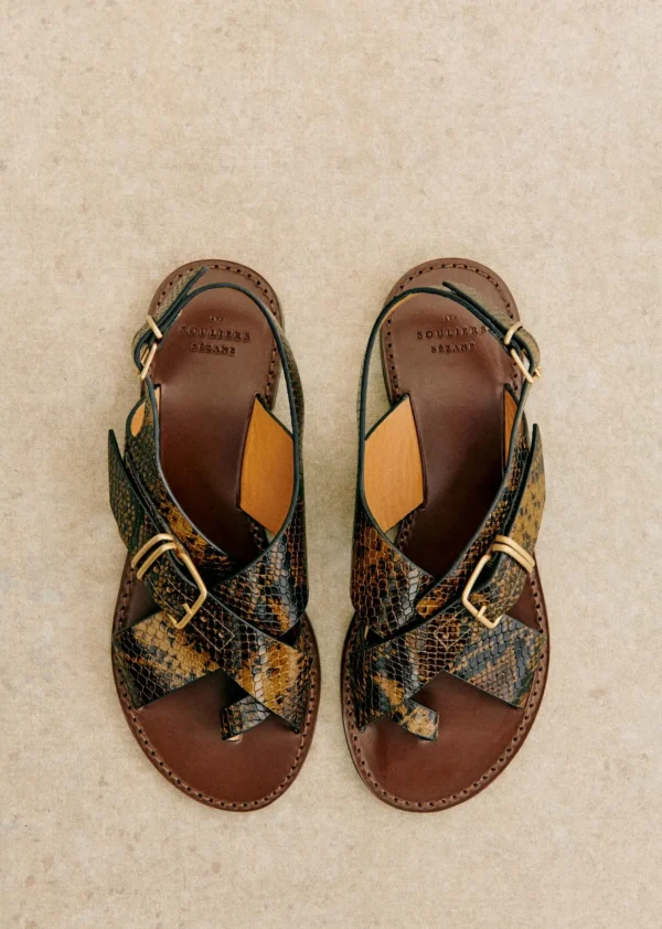 Sezane Sandalen Flach Judith< Sandalen | Schuhe