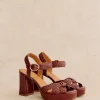 Sezane Sandalen Hoch Penelope< Sandalen