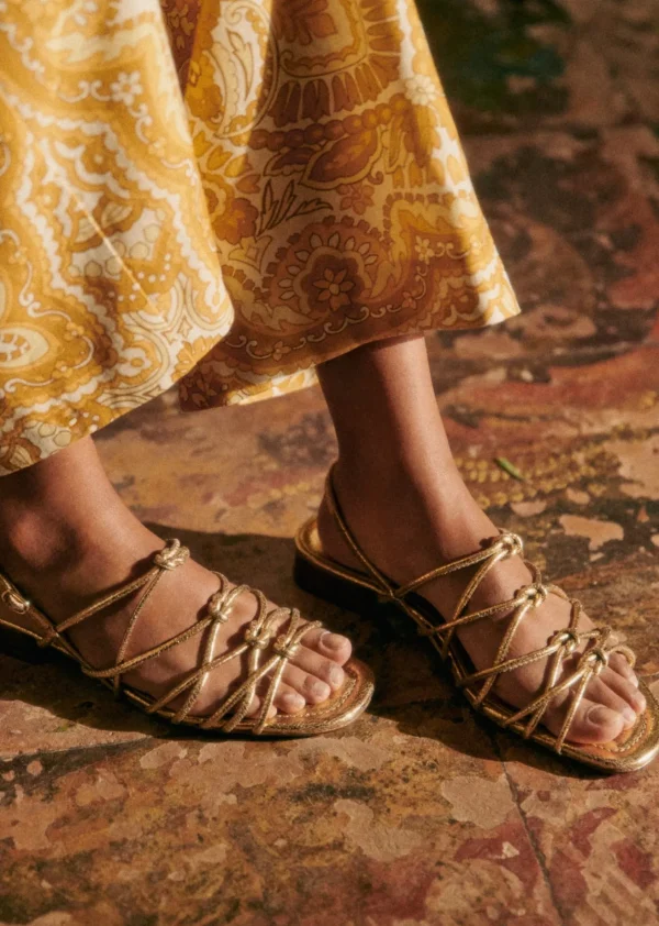 Sezane Sandalen Low Elsie< Schuhe | Sandalen