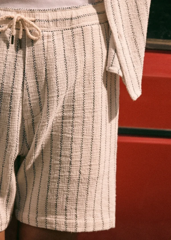 Sezane Short Priam Texturé< Shorts