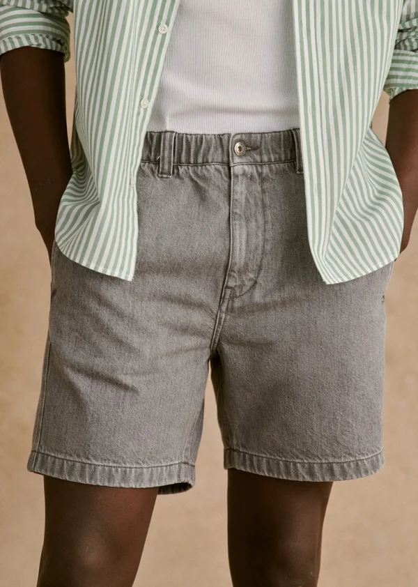 Sezane Shorts Tiber< Shorts | Denim
