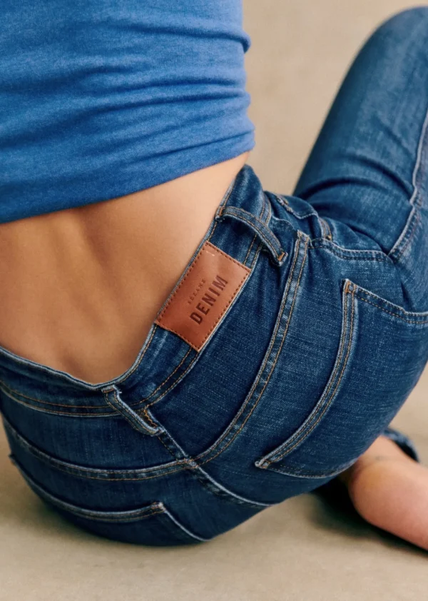 Sezane Slim Parfait< Denim | Denim