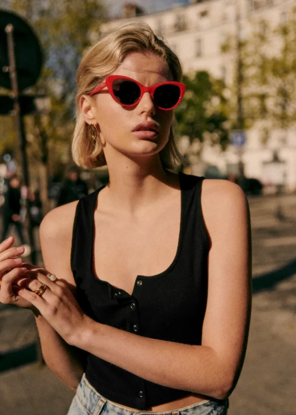 Sezane Sonnenbrille Bianca - Solidarische Kreation< Sonnenbrillen | Bademode