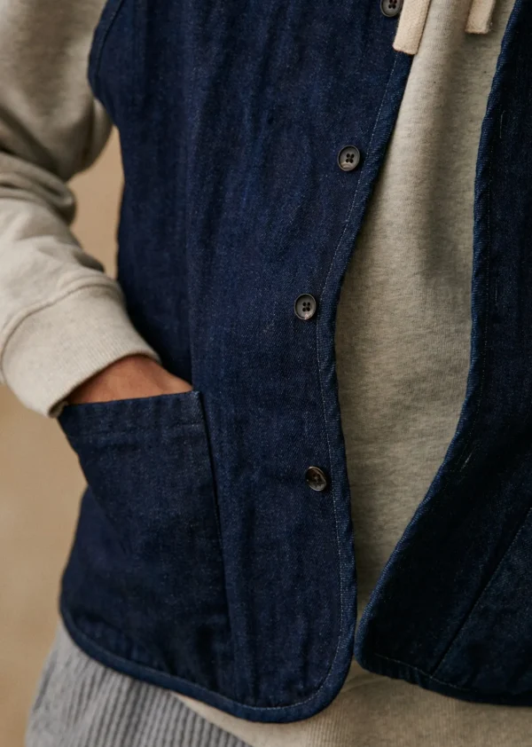 Sezane Strickjacke Ibrox< Denim | Jeans