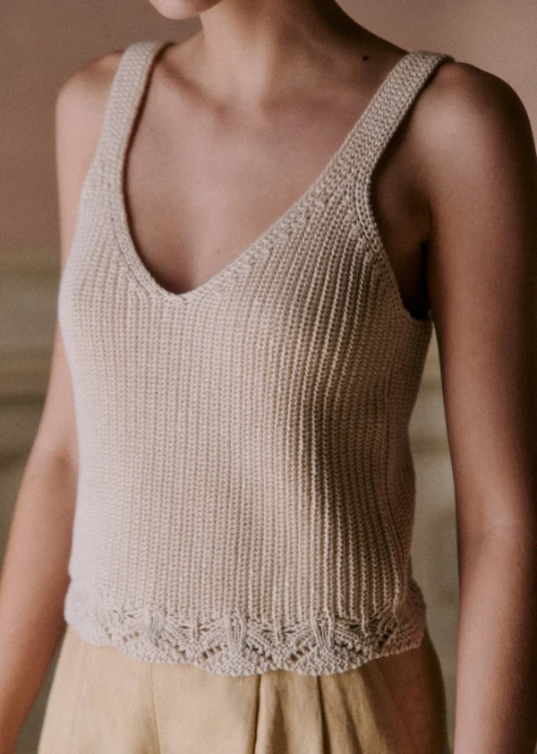 Sezane Strickoberteil Saul< Tops & Bodys | Strickwaren