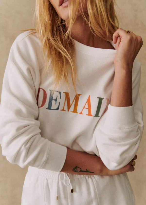 Sezane Sweatshirt Demain - Solidarische Kreation< Sweatshirts