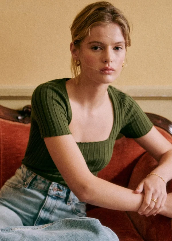 Sezane Top Remy< Strickwaren