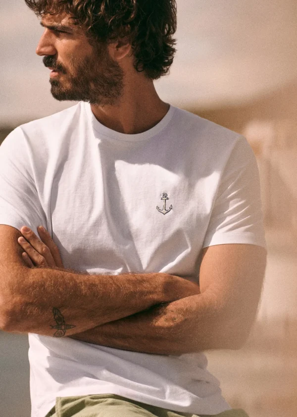 Sezane T-Shirt Ancre< T-shirts | Bademode