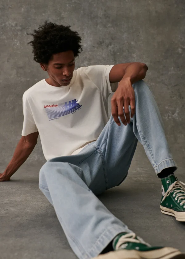 Sezane T-Shirt Athletics Club< Gemusterte t-shirts | Kurzärmelige T-shirts