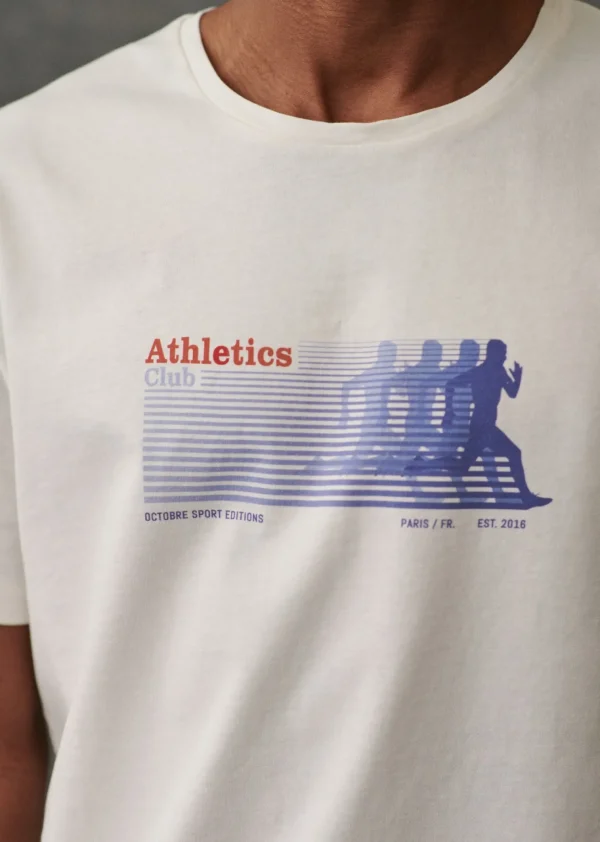 Sezane T-Shirt Athletics Club< Gemusterte t-shirts | Kurzärmelige T-shirts
