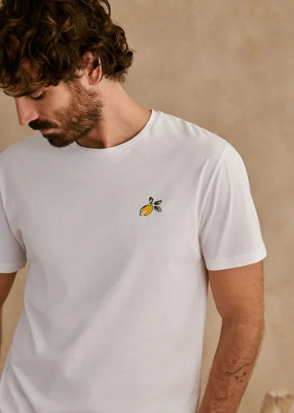 Sezane T-Shirt Citron< Gemusterte t-shirts | Kurzärmelige T-shirts