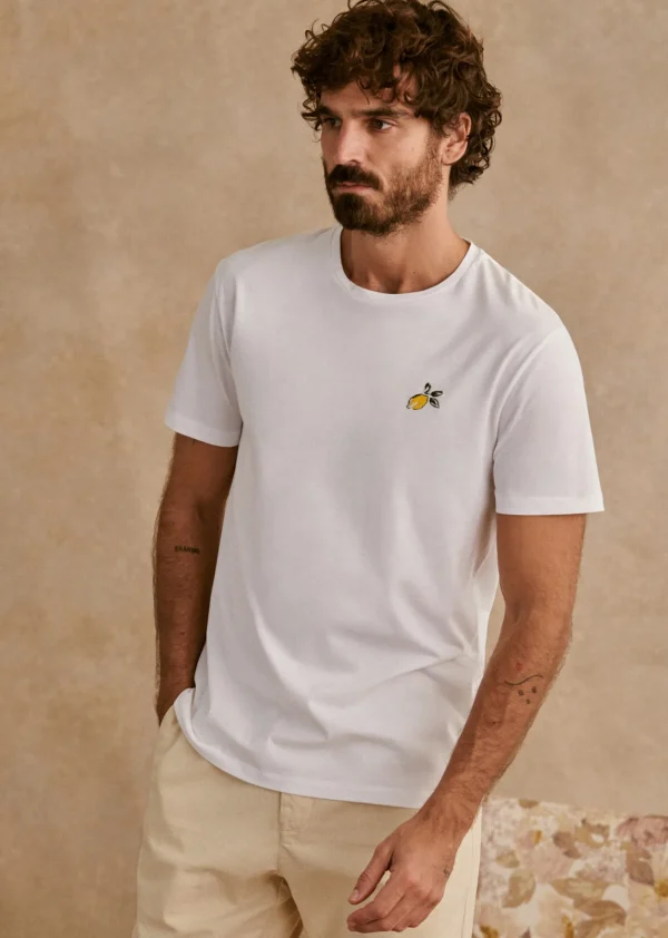 Sezane T-Shirt Citron< Gemusterte t-shirts | Kurzärmelige T-shirts
