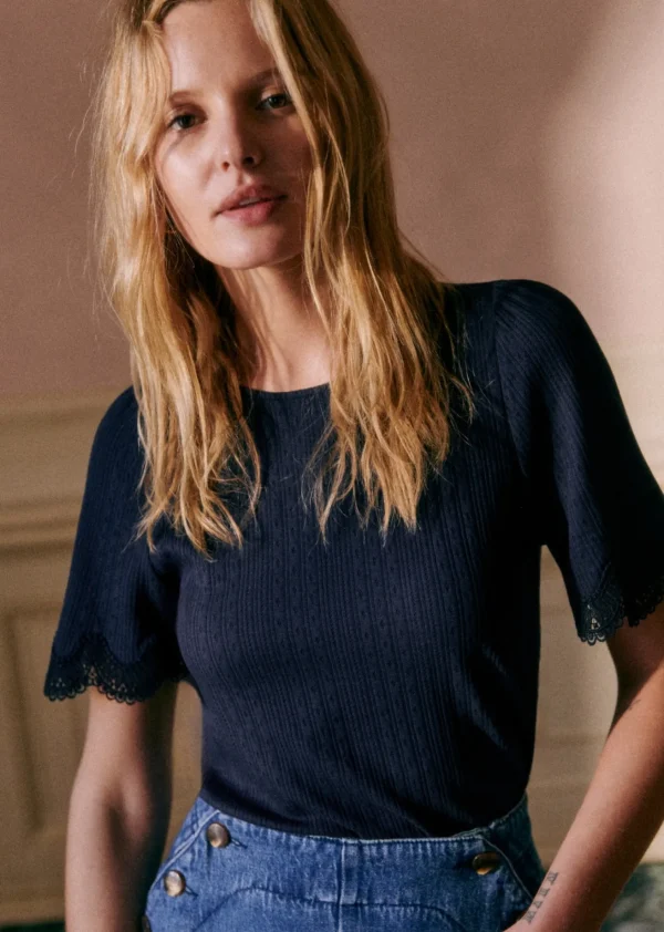 Sezane T-Shirt Cléa< T-shirts