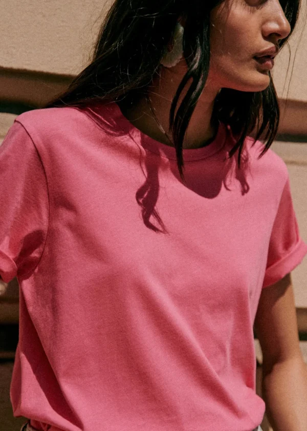 Sezane T-Shirt Conrad – Rosa Schöpfung< T-shirts