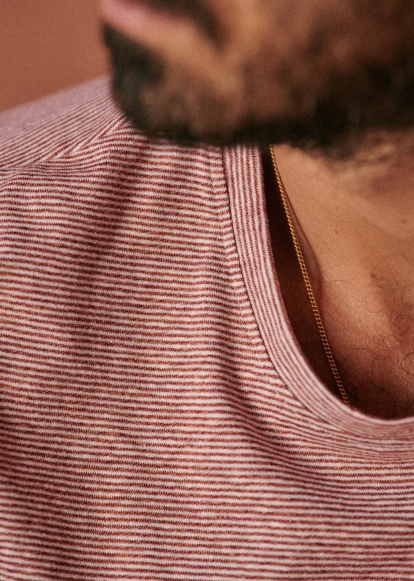 Sezane T-Shirt Fabio< Kurzärmelige T-shirts | Baumwoll-Leinen-T-Shirts