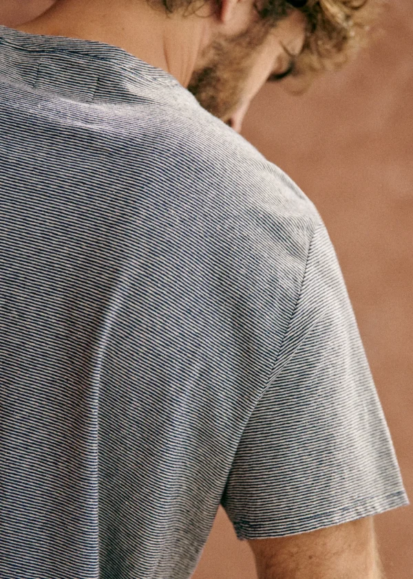 Sezane T-Shirt Fabio< Kurzärmelige T-shirts | Baumwoll-Leinen-T-Shirts
