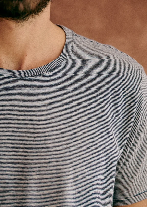 Sezane T-Shirt Fabio< Kurzärmelige T-shirts | Baumwoll-Leinen-T-Shirts