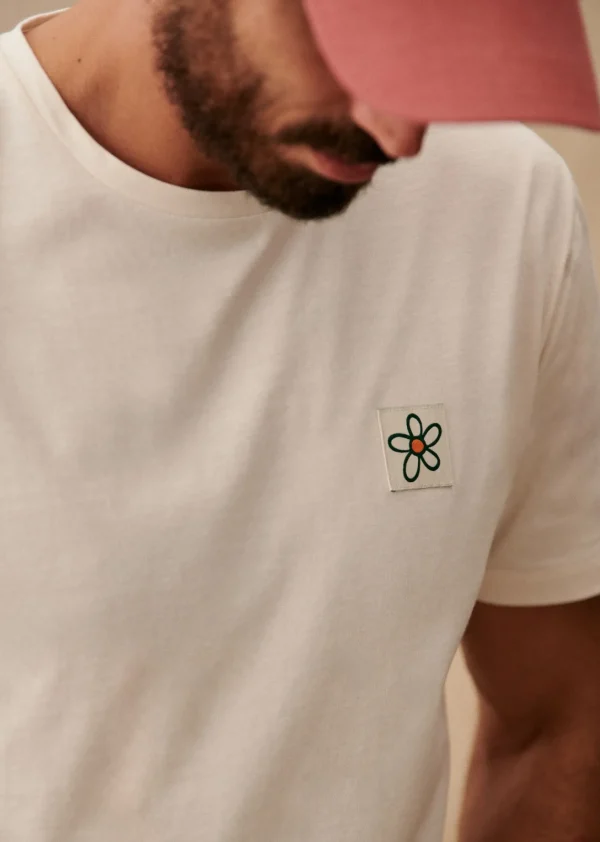 Sezane T-Shirt Fleur Éditions< Gemusterte t-shirts