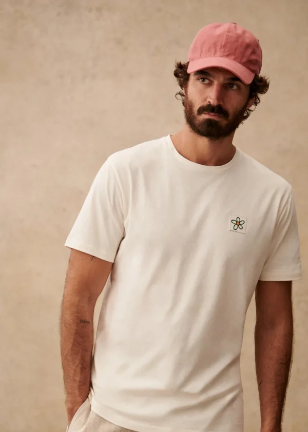 Sezane T-Shirt Fleur Éditions< Gemusterte t-shirts
