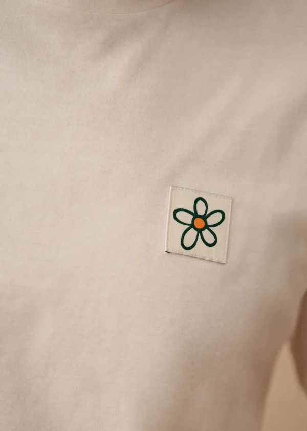 Sezane T-Shirt Fleur Éditions< Gemusterte t-shirts