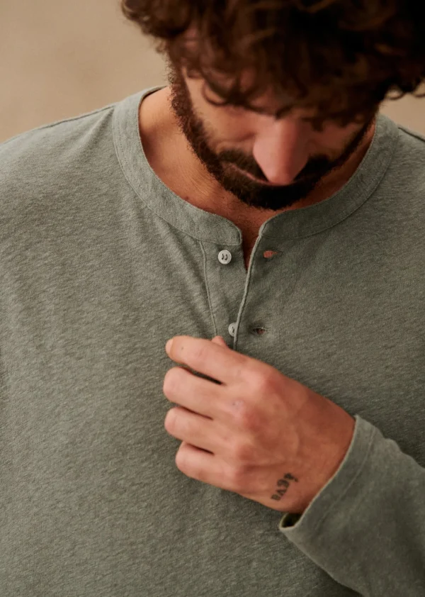 Sezane T-Shirt Gordon< Baumwoll-Leinen-T-Shirts | Tunesienkragen