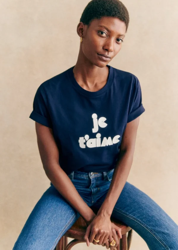 Sezane T-Shirt Je T'aime< T-shirts