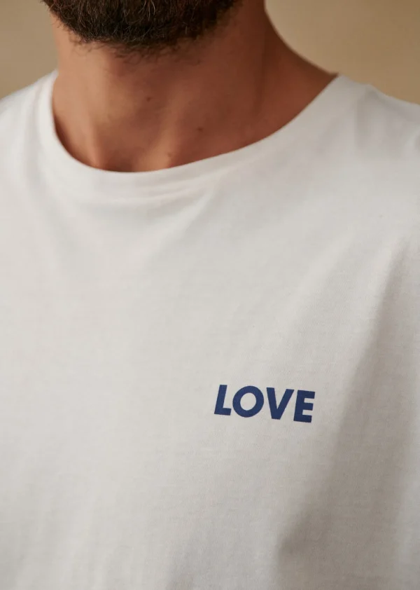 Sezane T-Shirt Love< Gemusterte t-shirts | Kurzärmelige T-shirts