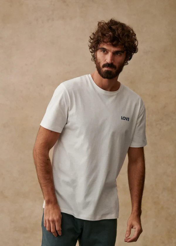 Sezane T-Shirt Love< Gemusterte t-shirts | Kurzärmelige T-shirts