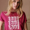 Sezane T-Shirt Love Love Love< Bademode | T-shirts
