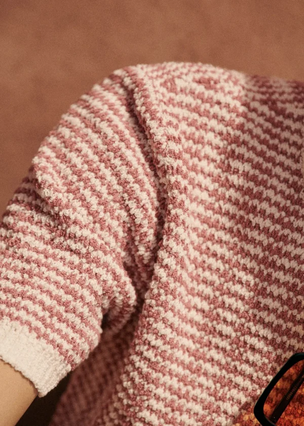 Sezane T-Shirt Maille Lucky< Kurzärmelige pullover | Masche-T-Shirts