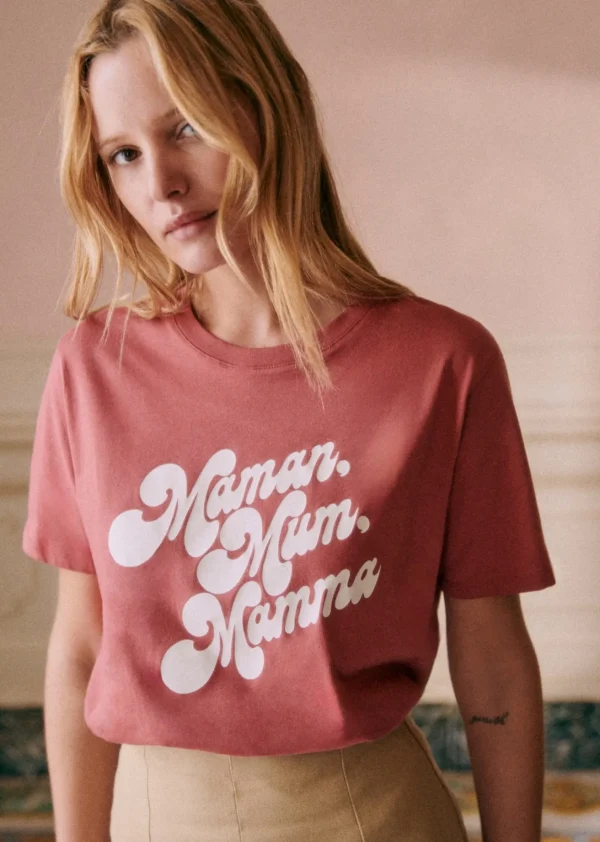 Sezane T-Shirt Maman Mum Mamma< T-shirts