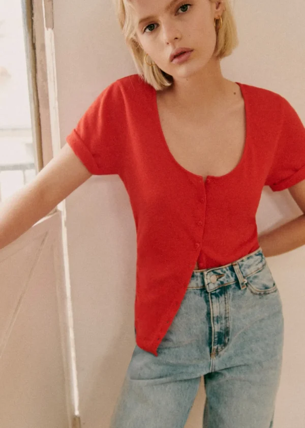 Sezane T-Shirt Milo< T-shirts