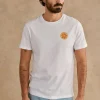 Sezane T-Shirt Orange< Gemusterte t-shirts | Kurzärmelige T-shirts