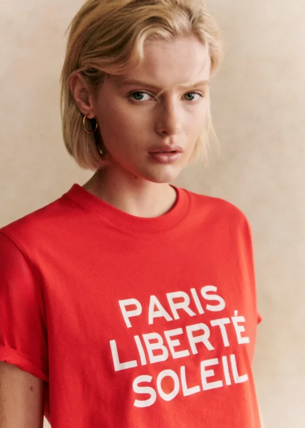 Sezane T-Shirt Paris Liberté Soleil< T-shirts