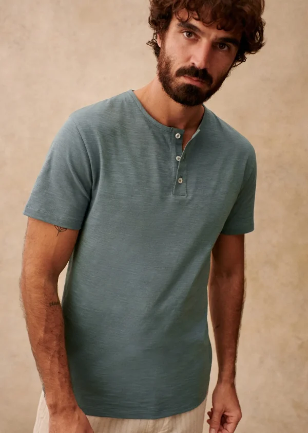 Sezane T-Shirt T-shirt Clapp< Tunesienkragen | Kurzärmelige T-shirts