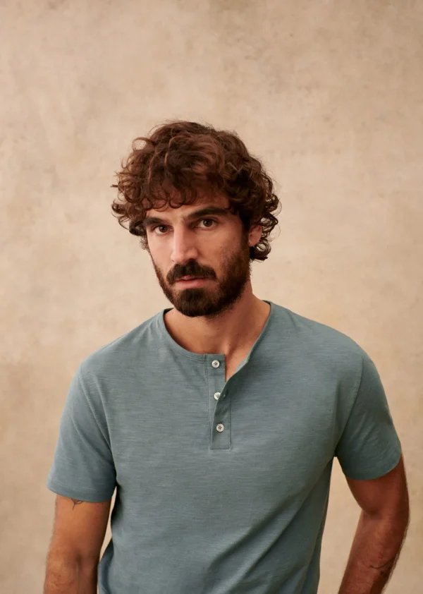 Sezane T-Shirt T-shirt Clapp< Tunesienkragen | Kurzärmelige T-shirts