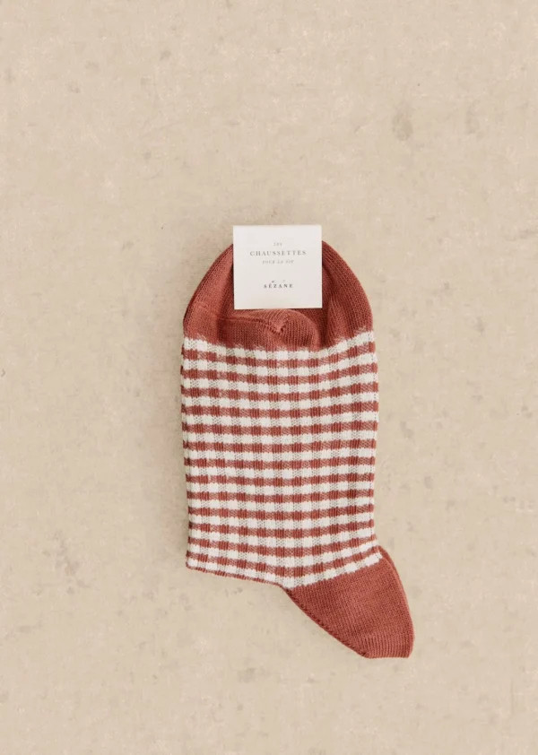 Sezane Vichy Socken< Lifestyle | Strümpfe