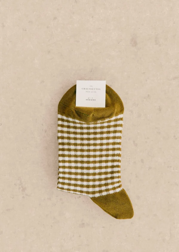 Sezane Vichy Socken< Lifestyle | Strümpfe