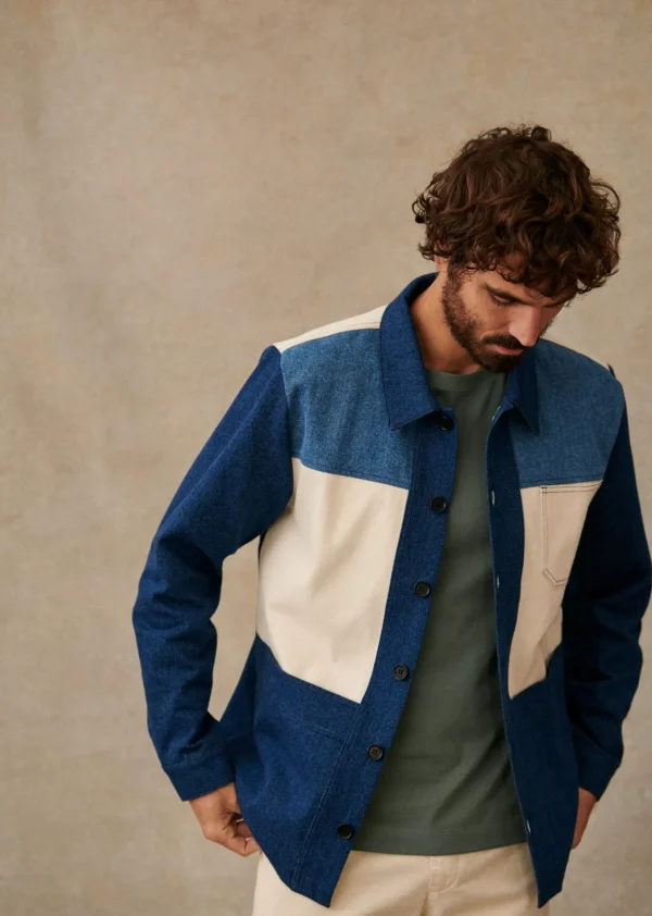 Sezane Will Patchwork< Denim