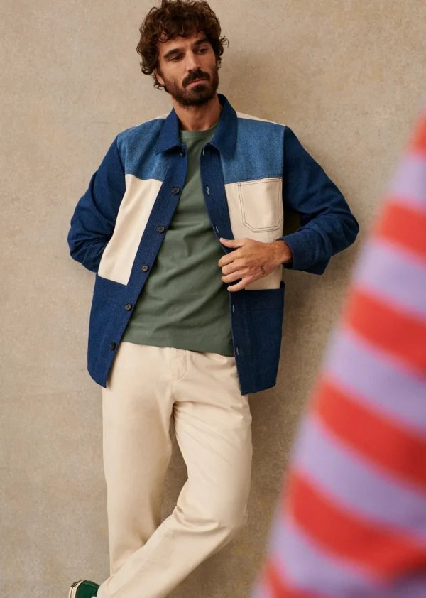 Sezane Will Patchwork< Denim